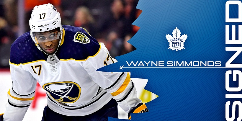 Leafs' Simmonds calls out Toronto Sun's Steve Simmons for asinine