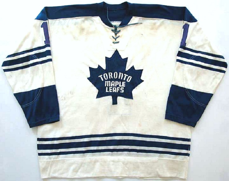 This is my 1970s era Toronto Maple Leafs jersey. It's a bit beat