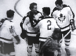 Vintage Toronto - Frank Big M  Mahovlich, at Maple Leaf Gardens during  the 1969-70 season, with Gary Unger #7 and I believe Dale Rolfe #18. Big  Frank, a class act, always