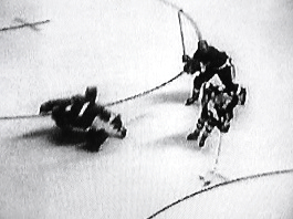 Vintage Toronto - Frank Big M  Mahovlich, at Maple Leaf Gardens during  the 1969-70 season, with Gary Unger #7 and I believe Dale Rolfe #18. Big  Frank, a class act, always