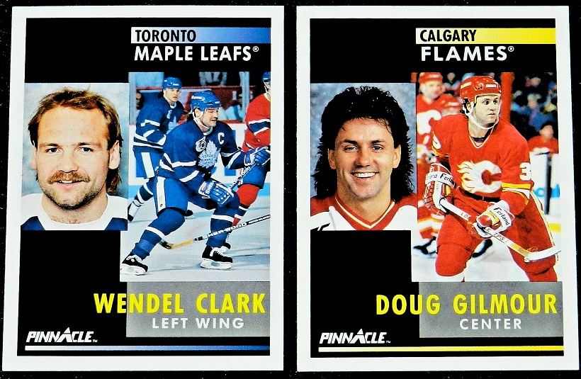 WENDEL CLARK Toronto MAPLE LEAFS 1991-92 TOPPS STADIUM CLUB HOCKEY