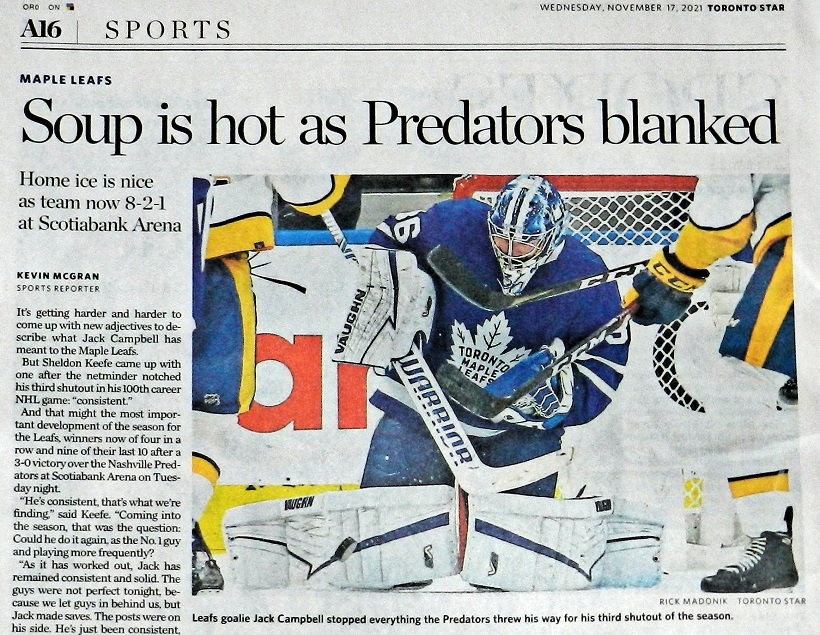 The Unfortunate History of Toronto Maple Leafs Goaltending Decisions - Page  5